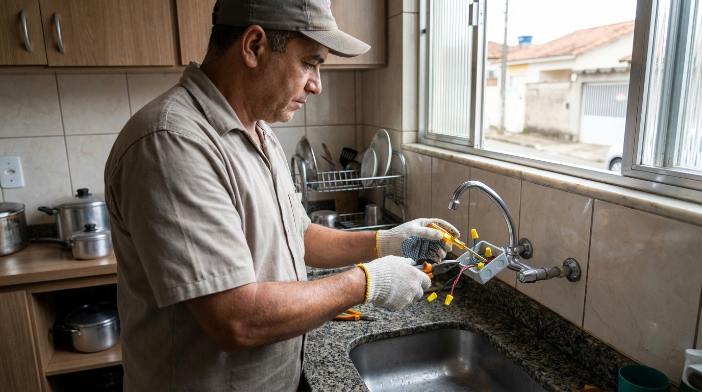 Adequação de Ponto Elétrico em Curitiba‑PR