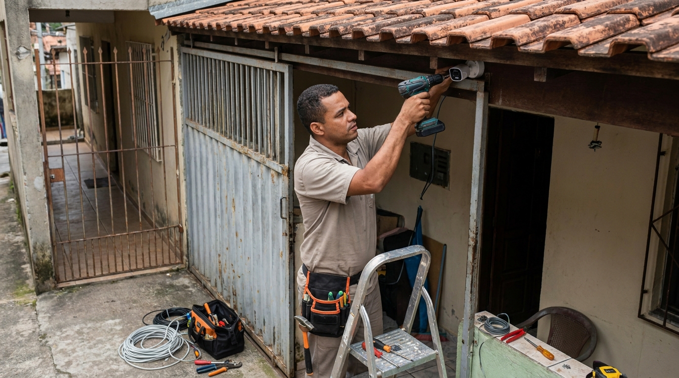 Instalação de Câmera Residencial em Curitiba‑PR