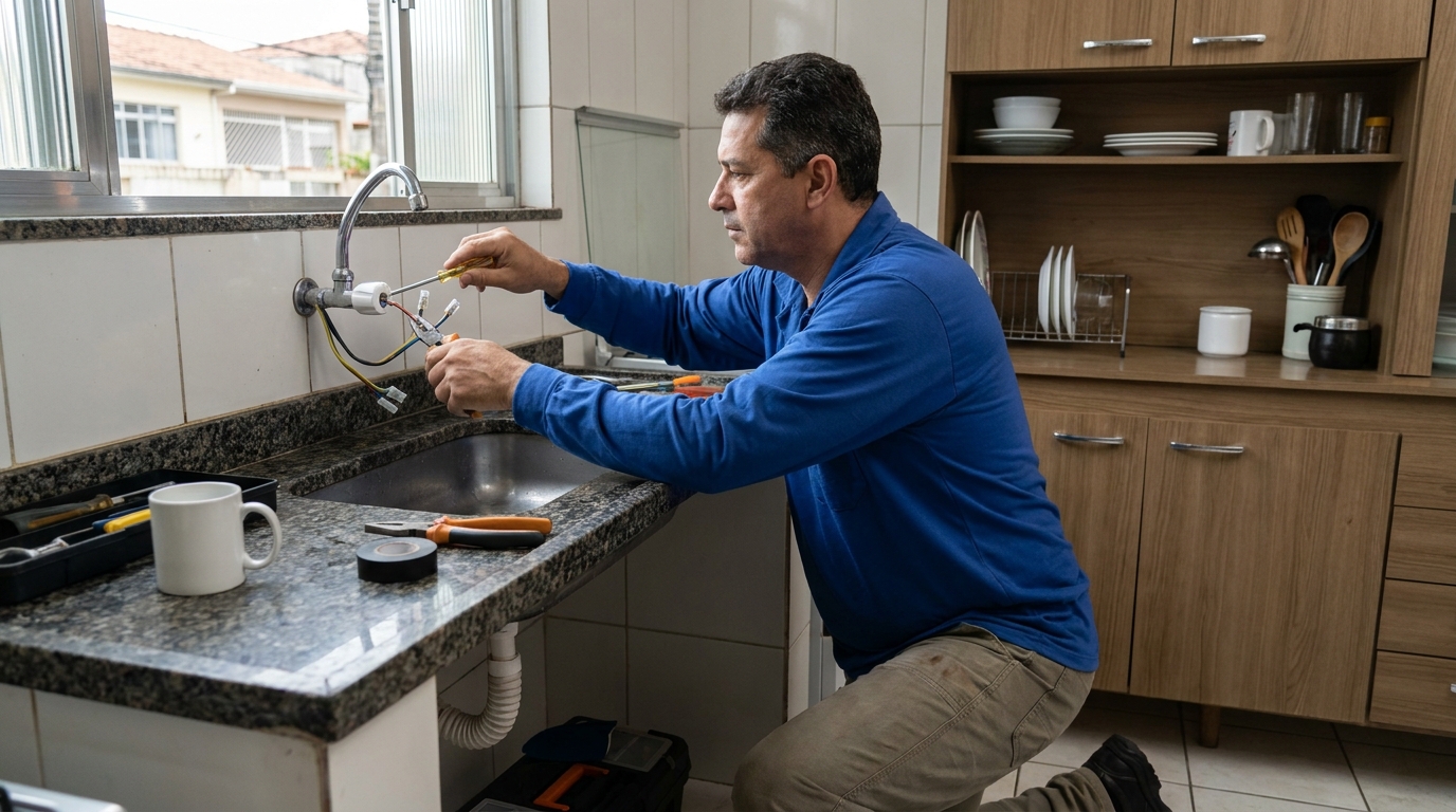 Reparo em Torneira Elétrica em Curitiba‑PR